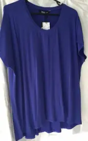 brand new Cornflower Blue Bamboo stretch t shirt top Taking Shape Basics size S