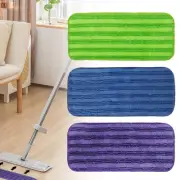 3Pcs Reusable Microfibre Mop Refill Pads 12 in Flat Mops Wet Dry Mop Refill Head