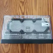 Altec Lansing Mini Life Jacket 3 Wateproof Bluetooth Speaker - Black NIB