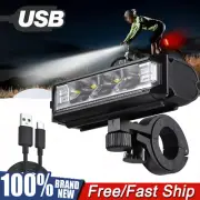 USB Rechargeable LED Bicycle Headlight Bike Front Lamp Cycling Waterproof Torch