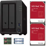 Synology DS723+ 8GB RAM 1.6TB Cache 6TB (2x3TB) of WD RED PLUS Drives