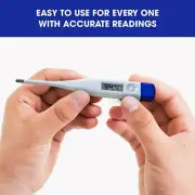 Digital LCD Thermometer Water-Proof Adult Baby w/Audio Alarm • LK‼ ✔