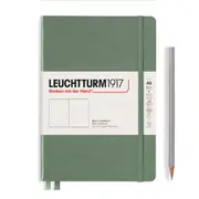 Hardcover Medium Plain Notebook, 251 Page (Olive) - A5