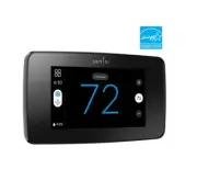 White Rodgers 1F96U-42WFB Sensi Touch 2 Smart Thermostat, Black -
