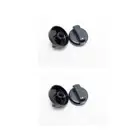 4 Pack Round Gas Range Knob Black Cooktop Knobs General Electric Cooktop Burner