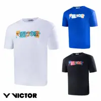 在飛比找momo購物網優惠-【VICTOR 勝利體育】VICTOR塗鴉 T-Shirt 