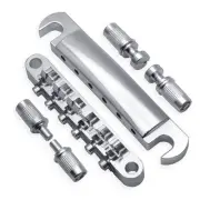 A Set of String Saddle Tune-O-Matic Bridge & Tailpiece For GB LP Style Electr...
