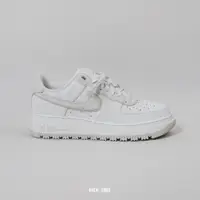 在飛比找蝦皮商城優惠-NIKE AIR FORCE 1 LUXE AF1 全白 麂