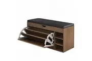 Foret Shoe Cabinet Seat Stool Storage Bench Box Rack Organiser