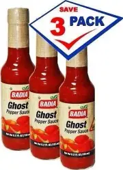 3 Pack Badia Ghost Pepper Sauce Super Hot Salsa Muy Picante 5.2 FL Oz ea