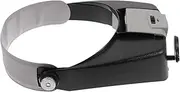 SAFIGLE 1 Set Head Mounted LED Illuminated Magnifying for Reading and Repairs Ergonomic Design with Dual Lenses for Jewelry Watch Repair and Manual Tasks Comfortable Wear Efficient