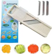 Handheld Mandoline - Japanese Style Slicer for Vegetables, Cabbage, Cucumber & C