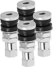 4pcs Metal Valve Stems Kit for Car Part Tubeless Tire Valve Stem Replacement Leakproof for Motorcycle Electric Vehicles