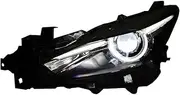Car Accessories Compatible With Mazda 3 Headlight 2017 Axela LED Headlight Original DRL Bi Xenon Lens High Low Beam Parking(5000K,35W)