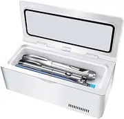 Portable Insulin Cooler, Mini Fridge Medicine Refrigerator, Car Refrigerator with Battery, LED Display, Medicine Refrigerator, USB Refrigerator for Travel