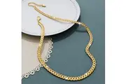 Cuban Chain Necklace in Gold