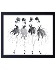 Ready2HangArt Cancan No 1 Framed Print Wall Art