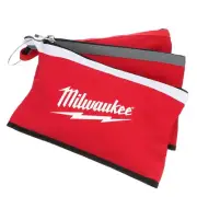 Milwaukee 12" Multi-Color Zipper Tool Bag Set - 3-Pack, Heavy-Duty Canvas