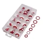 150Pcs Red Flat Washers 14 Sizes Flat Ring Washers Fiber Washer Assortment Kit