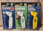 ACCUSHARP "015C" Knife Garden Tool and Scissors Sharpener Multipack. NEW/SEALED