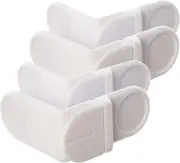 Angle Locks, White | 4 Pack