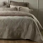 Bianca Kairo Coverlet Bedspread Set Champaine. Soft velvet fabric.