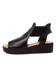 New Django & Juliette Ozie Black Tan Leather Womens Shoes Casual
