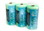 Compostable Dog Poop T-Shirt Bags 2L 9 Roll Box (225 Bags Per Roll)