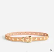 Madewell Studded Western Belt In Camel Size Medium $88 NWT