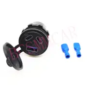 Car Charger Socket Dual PD TYPE-C & QC3.0 USB Ports Power Outlet Charge Adapter (for: Smart)
