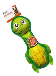 Fire Biterz Sea Turtle Durable Squeaker Dog Plush Toy By Outward Hound - Medium - New, With Tags
