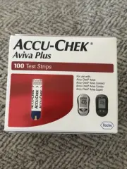 Accu-Chek Aviva Plus test strips 100ct, expire FEB 28 2025