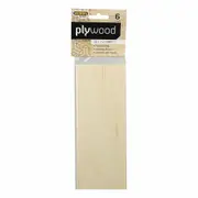 Hobby Line Plywood Sheets 18 x 7 x 0.4cm 6 Pack