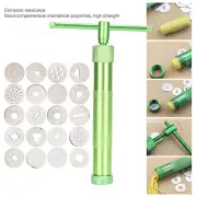 Stainless Steel Clay Extruder Squeezer Craft Gun Sculpey Sculpting Pottery Tools