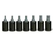 Wright Tool 362 3/8" Drive Impact Hex Bit Socket Set 7 Pieces
