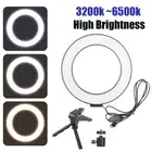 6" LED Ring Light Fill Light + Ball Head + Mini Tripod for Photo Make up Vlog