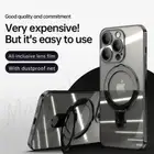 For iPhone 16 15 14 13 12 ProMax Magnetic Shockproof Phone Stand Ring Case Cover