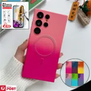 Gradient Case Magnetic Cover For Samsung S25 S24 S23 S22 S21 S20 Ultra Plus FE