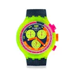 【SWATCH】BIG BOLD系列手錶 NEON TO THE MAX 男錶 女錶 瑞士錶 錶(47MM)