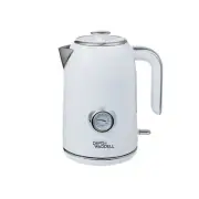 Davis & Waddell Manor Electric Kettle Water Heater Hot Cuppa White 1.7 L