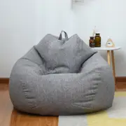 Brand New Extra Large Bean Bag Chairs Couch Sofa Cover Indoor Lazy Lounger For Adults Kids Hotsale!-yezi Gray 90 * 110cm