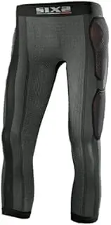 [SIXS] (シックス) Six, XPR-PN4-BC-S Long Pants, D3O with Pockets, Type: Waist/Thigh, Carbon Fiber, Black Carbon, S