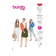 NEW Burda 6120 Misses' Jacket & Vest Pattern By Spotlight