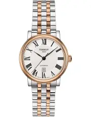 [Tissot] Carson Premium Automatic Lady T1222072203300 Watch in Grey/Rose Gold