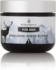 Elina Organics: Shave Butter, Cocoa Butter, Shea Butter, 4oz, All Natural Ingredients, All Organic, Smooth Skin, Soft Skin, Prevents Razor Burn, Fights Nicks & Cuts