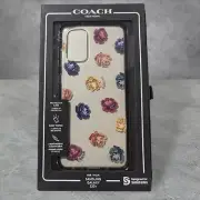 Y8. Coach New York Case For Samsung Galaxy S20+ (Plus) Peony Rainbow Clear