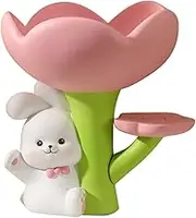 GAXIRE Cute Rabbit Key Bowl Decorative Key Storage Holder Candy Tray for Entryway Boho Home Decor Organizing Keys and Items