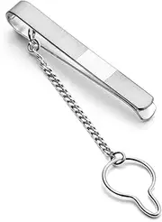 [Sterll] Man tie pin silver Sterling silver 925 brushed with a glossy stripe gift wrapped, Original Gifts for Man
