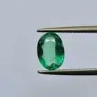 Emerald Natural Rich Green Oval Shaped Gemstone With Excellent Cut 1.10 ct