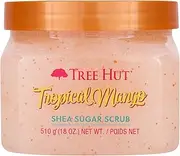 Tree Hut Shea Sugar Scrub Tropical Mango, 18oz, Ultra Hydrating and Exfoliating Scrub for Nourishing Essential Body Care